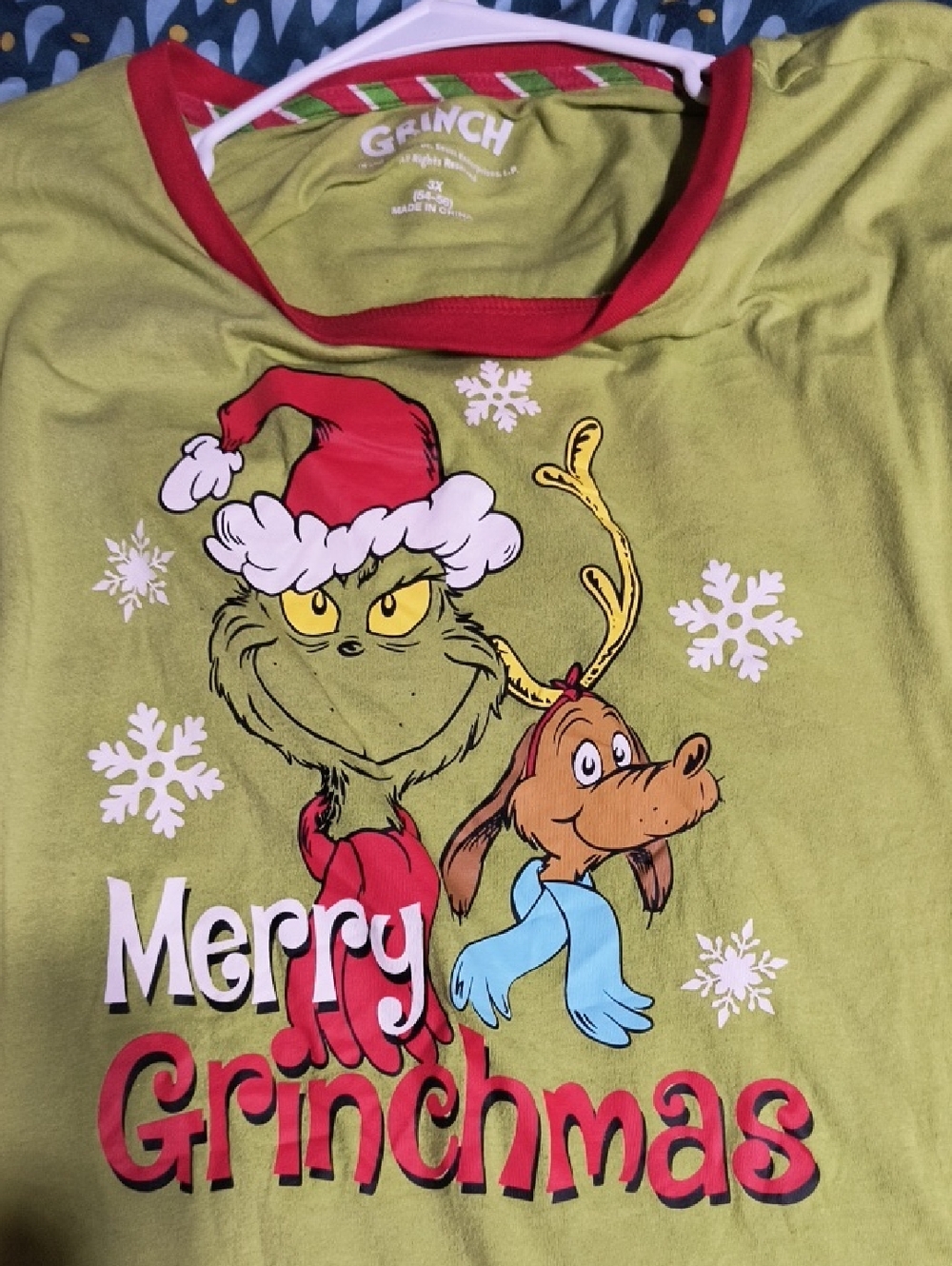 Grinch 'Merry Grinchmas' Long Sleeve Tee - Green